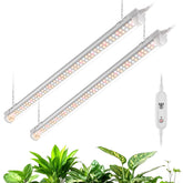 Bstrip grow light 2ft 2-pack for efficient indoor seedling growth.