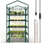 Bstrip Indoor Greenhouse 5-Tier Cabinet for efficient seed starting and plant organization.