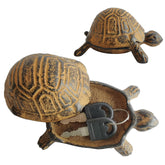 BSTWISH turtle key box outdoors showing discreet key storage for garden use