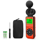 BTMETER BT-881W WBGT display shows real-time heat stress index for safer outdoor activities.