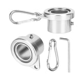 Bubblythe aluminum flag pole rings with 360-degree rotation for tangle-free display.