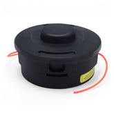 Buckbock 25-2 trimmer head front view; rugged design for daily yard work.