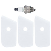 Buckbock air-filter and spark-plug 3-pack ready for maintenance on compatible engines.