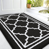 Buganda indoor doormat mud-dirt-catch surface keeps floors clean.