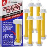 BugBane fly-stick 6-pack with discreet packaging for indoor and outdoor use.