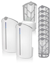 BuggyBands Flying Insect Trap front view with dual light for continuous protection