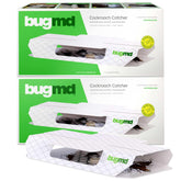 BugMD cockroach catcher bait tablet close-up highlighting lure for roaches.