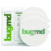 BugMD flea trap refill disc front view; quick, easy replacement for pet-friendly pest control.