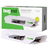 BugMD indoor cockroach killer trap, closed view, ideal for discreet placement in corners.