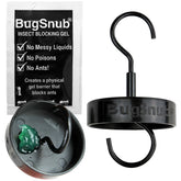 BugSnub Hanging Ant Guard 1-pack setup shows easy hardware for secure feeder protection