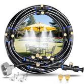 BUHBIMK misting hose 52ft for outdoor cooling and humidity