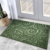 Bulijojo front door mat entrance with durable non-slip base keeps floors clean