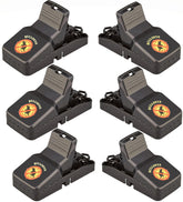 Bullseye rat traps with teeth ready for indoor or outdoor use for quick control.