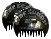 Bully Tools Poly Leaf Scoop wide view showing broad 14.625-inch scoop for quick leaf pickup.