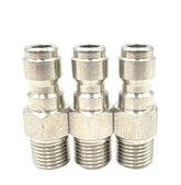 Bumugufu quick-connect plug for quarter-inch NPT provides secure high-pressure connections up to 5000 PSI.