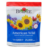 Burpee American Wild meadow seeds pack for a vibrant pollinator-friendly garden.