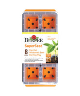 Burpee SuperSeed window sill tray with eight XL cells for easy seed starting