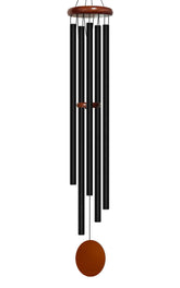 Bursvik wind chimes 60-inch outdoor hanging, deep-tone ambiance for garden spaces.