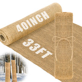 Buryeah burlap roll with natural weave for durable garden coverage