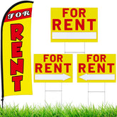 Buryeah for rent flag 7x5ft banner draws attention to property listings.