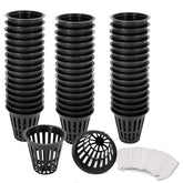 Business King 2-inch net pot overview with 50-pack and labels for organized hydroponic setups.
