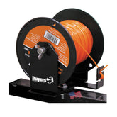 Buyers Products LT40 trimmer line spool bracket on trailer for tidy storage and quick access