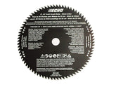 Echo 8-inch 80-tooth brush blade with 20mm arbor for SRM-210 family enhances cutting consistency.