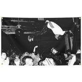 BYADKOA Playboi Carti Die Lit flag front view for dorms and man caves.