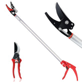 Byhagern 32-Inch Cut and Hold Pruners with extended handle for overhead pruning.