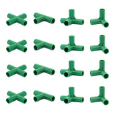 Bykswil 16mm Type A connector for sturdy greenhouse frame assembly and wind resistance.