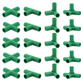 Bykswil greenhouse connector type A for quick, stable frame joins.