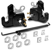 BZ SUN Upgraded Cat 1 hitch—front view, showing quick connect capability for fast tool changes.