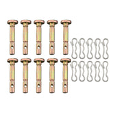 Caalii 738-04124A shear pin close-up, durable construction for reliable snowblower performance