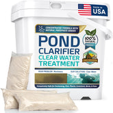 Cabin Obsession Pond Clear packaging shows an easy outdoor pond treatment ready to use