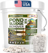 Cabin Obsession Pond Sludge Remover bucket front view for natural muck digester use