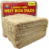 Cackle Hatchery nest box pad inside box promotes hen comfort and easier egg pickup