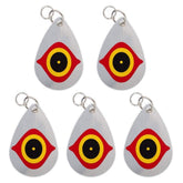 Cainda Predator Eye deterrent hanging to protect barns and windows.