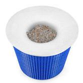 Cakie packaging for 30-pack pool skimmer socks shows value and replacement ease