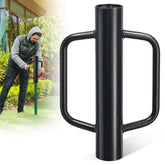 CALCHELE fence post driver 17-inch for fast post driving.