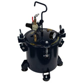 California Air Tools 255C pressure pot with coated steel tank for reliable resin casting.