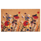 Calloway Mills floral doormat coir scraper for clean entryways.