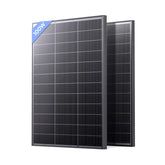 Callsun N-Type 16BB 200W panel front view illustrating high efficiency for RV installations