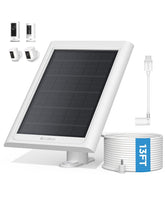 Callsun solar panel for Ring Camera front view, showcasing compact outdoor charging option