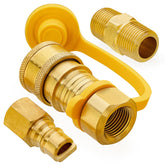 CALPOSE 38-inch natural gas quick-connect kit for easy, secure connections.