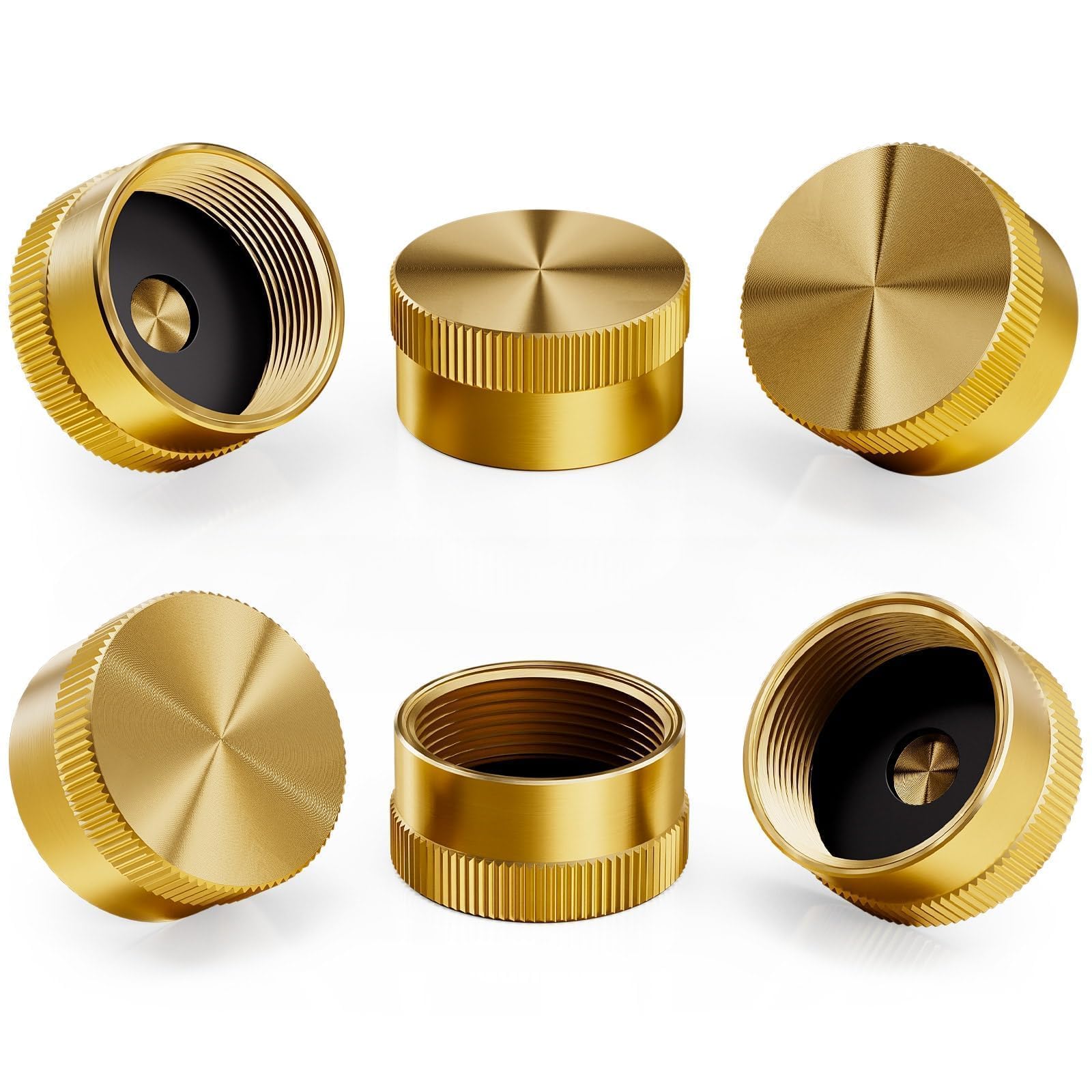 CALPOSE brass propane tank cap 6-pack seals to reduce leakage and extend cylinder life.