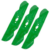 Caltric 54in deck spindle high lift blades closeup edge for a clean, precise cut