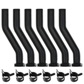 Calvana 596163 rubber vacuum hose close-up highlights durable construction.