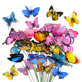 CAMATET butterfly stake with double wings brightens garden beds