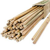 Cambaverd bamboo stakes for plants—50-pack, 5ft for sturdy garden support