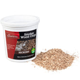 Camerons Hickory wood chips extra-fine tub ready for quick smoking sessions.